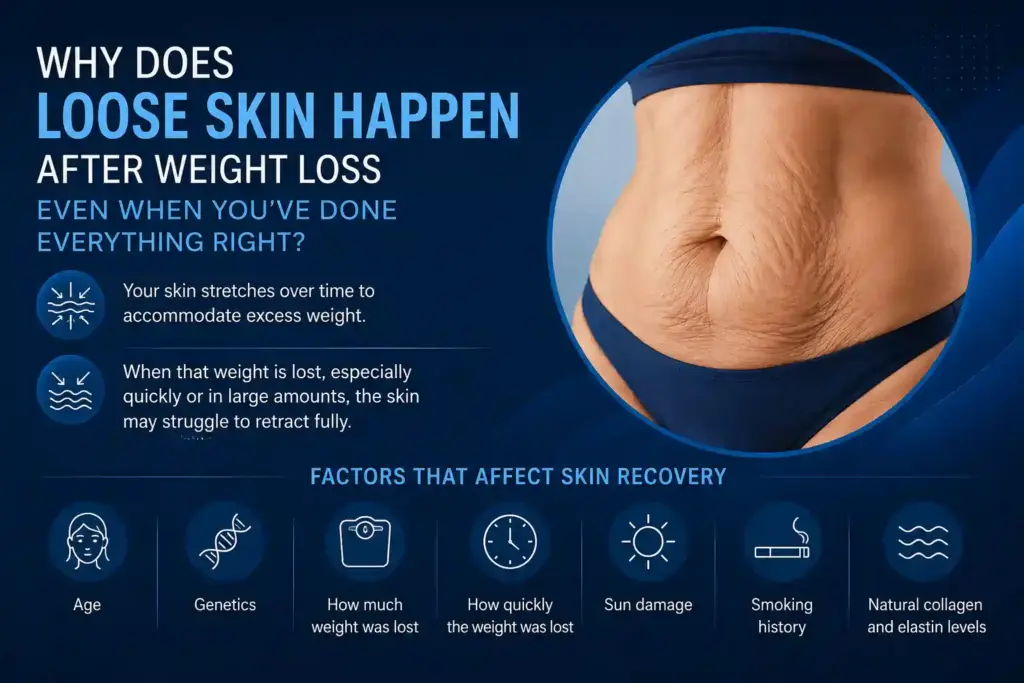 Why Does Loose Skin Happen After Weight Loss Even When You’ve Done Everything Right Southampton?